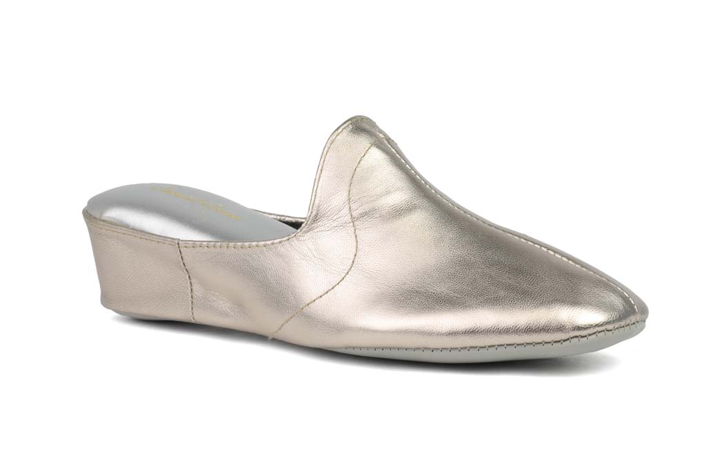 leather slippers for women